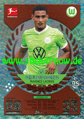 Topps Match Attax Bundesliga 2021/22 - Nr. 12 ( Kreis der Besten )