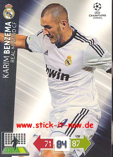 Panini Adrenalyn XL CL 12/13 - Real Madrid - Karim Benzema
