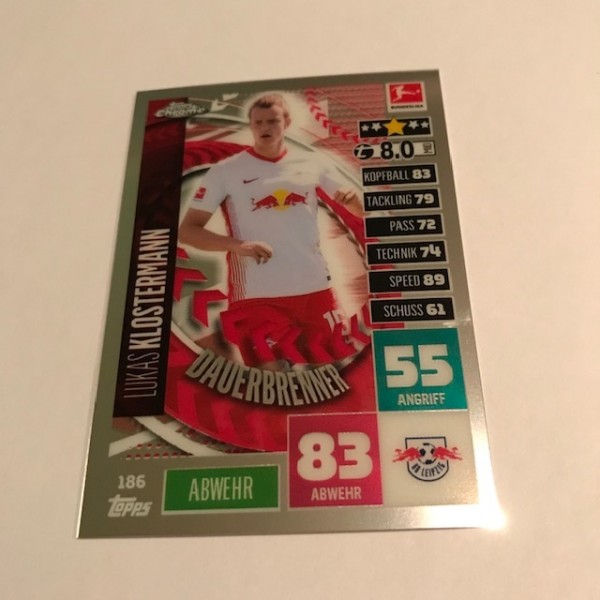 Match Attax BL Chrome 20/21 - Nr. 186 - KLOSTERMANN