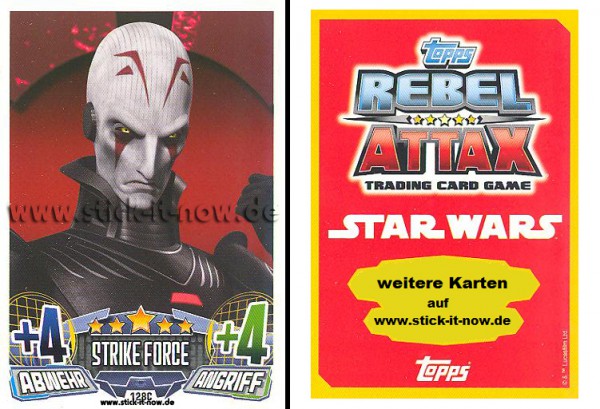 Rebel Attax - Serie 1 (2015) - STRIKE-FORCE - DAS IMPERIUM 2 - Nr. 128C