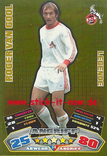 Match Attax 12/13 EXTRA - Roger van Gool - 1. FC Köln - LEGENDE - Nr. 514