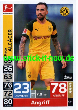 Topps Match Attax Bundesliga 18/19 "Action" - Nr. 381