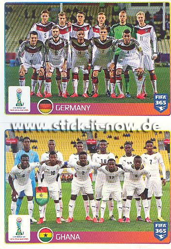 Panini FIFA 365 Sticker - Nr. 37 - 38