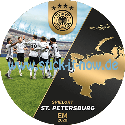 Ferrero Team Sticker EM 2020 - "Spielort" Nr. 9 (St. Petersburg)