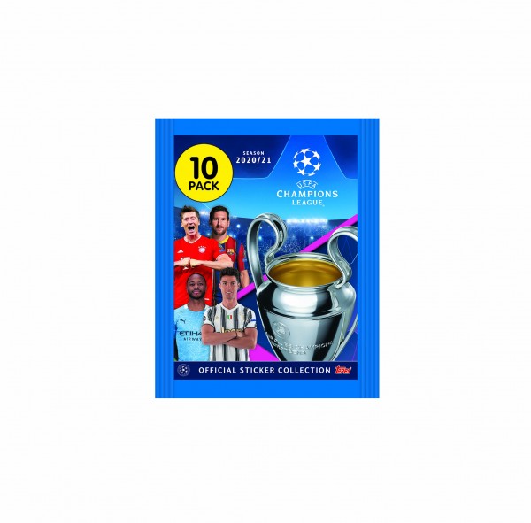 Champions League 2020/2021 "Sticker" - Stickertüte ( 10 Sticker )