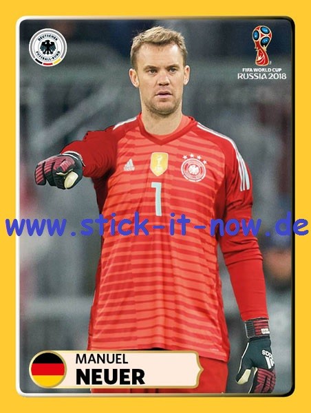 Panini WM 2018 Russland "Sticker" - Nr. M2 (McDonalds)