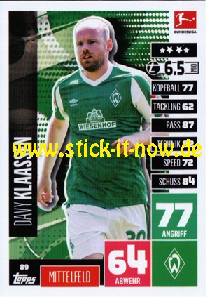 Topps Match Attax Bundesliga 2020/21 - Nr. 89