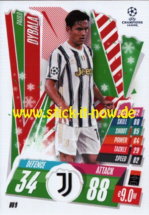 Match Attax Champions League 2020/21 "Festive" - Nr. HU 9