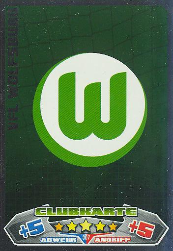 Match Attax 12/13 - VfL Wolfsburg - Clubkarte - Nr. 307