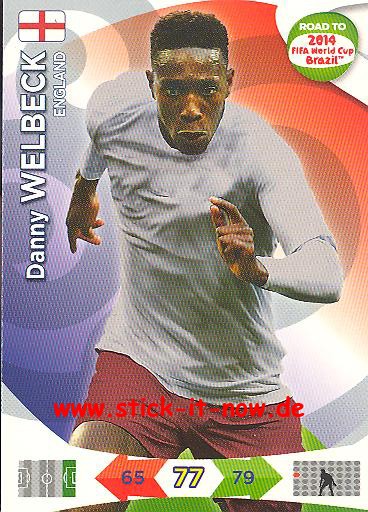 Panini Adrenalyn XL Road to WM 2014 - Danny WELBECK