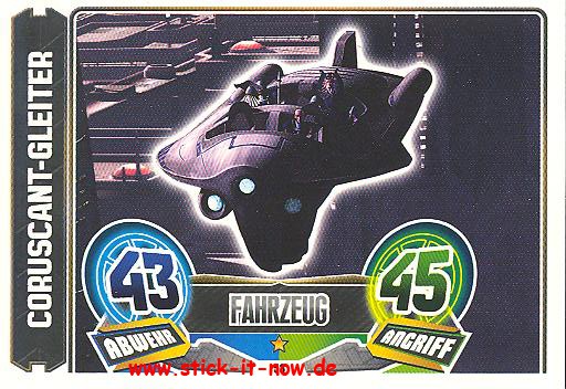 Force Attax - Star Wars - Clone Wars - Serie 5 - Corusant-Gleiter - Nr. 53