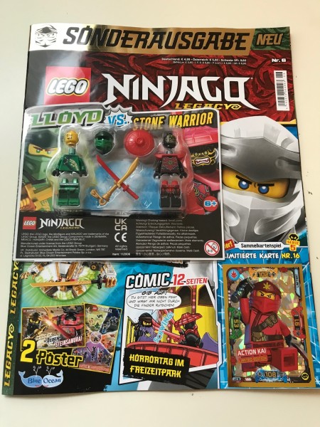 Lego Ninjago Legacy Magazin Nr. 6 ( LE16 & 2 Lego Figuren )