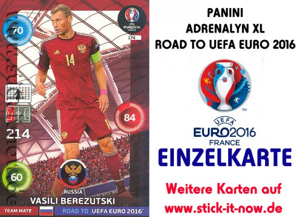 Adrenalyn XL - Road to UEFA Euro 2016 France - Nr. 174