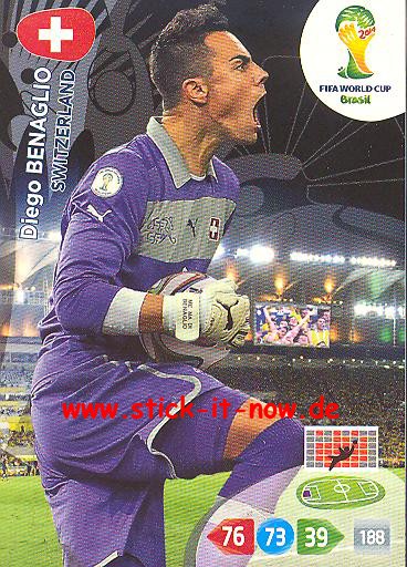 Panini Adrenalyn XL Brasil WM 2014 - Diego BENAGLIO