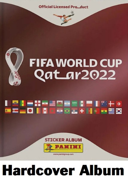 Panini WM 2022 Qatar "Sticker" - Stickeralbum (Hardcover)