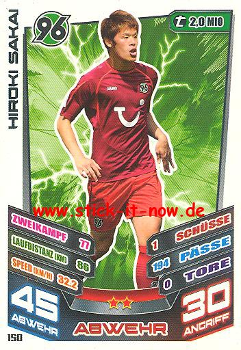 Match Attax 13/14 - Hannover 96 - Hiroki Sakai - Nr. 150