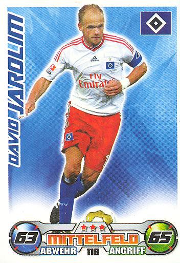 Match Attax 09/10 - DAVID JAROLIM - Hamburger SV - Nr. 118