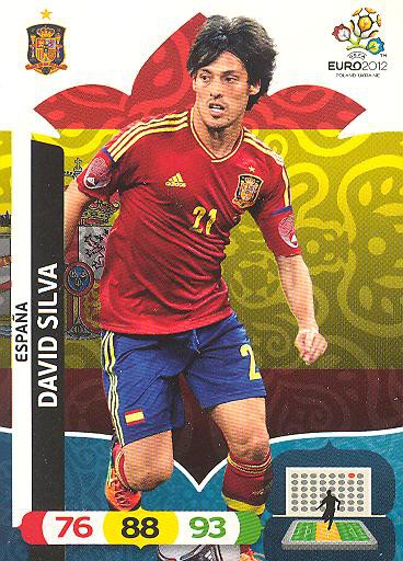 Panini EM 2012 - Adrenalyn XL - David Silva - Spanien