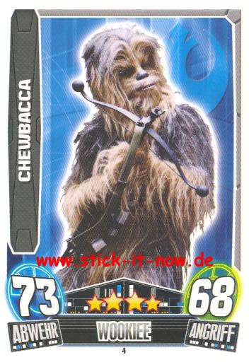 Force Attax Movie Collection - Serie 3 - CHEWBACCA - Nr. 4