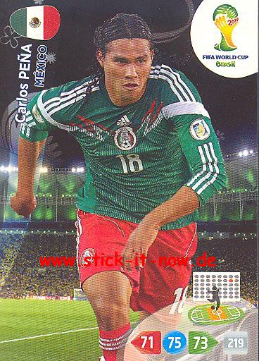 Panini Adrenalyn XL Brasil WM 2014 - Carlos PENA