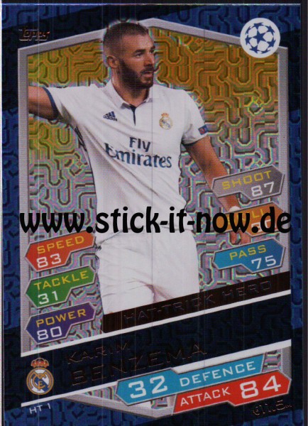 Match Attax Champions League 16/17 - Nr. HT 1