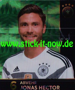 Rewe WM 2018 - Sammelkarten - Jonas Hector - Nr. 6 (Glitzer)