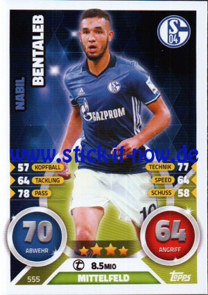 Topps Match Attax Bundesliga 16/17 Extra - Nr. 555