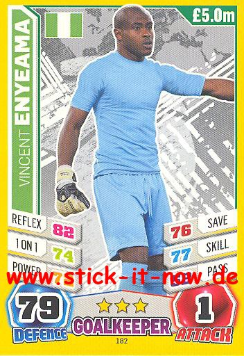 Match Attax "World Stars WM 2014" - VINCENT ENYEAMA - Nr. 182