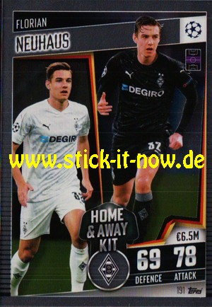 Topps Match Attax 101 (2021) - Nr. 191 ( Home & Away Kit )