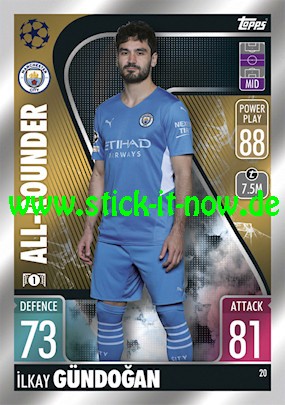 Match Attax Champions League 2021/22 - Nr. 20 (All-Rounder)