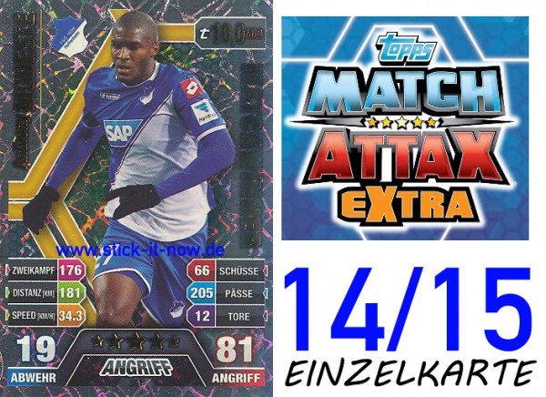 Match Attax 14/15 EXTRA - Anthony MODESTE - TSG Hoffenheim - Nr. 591 (MATCHWINNER)