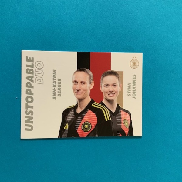 DFB Frauen Team-Set 2025 - Nr. DUO-01 ( Berger / Johannes )