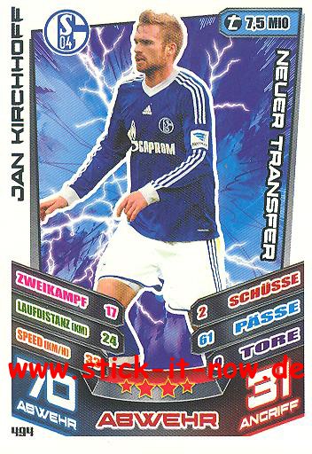 Match Attax 13/14 EXTRA - JAN KIRCHHOFF - Nr. 494