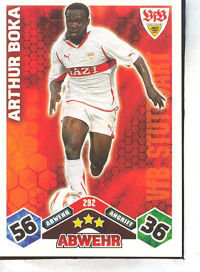 Match Attax 10/11 - ARTHUR BOKA - 292