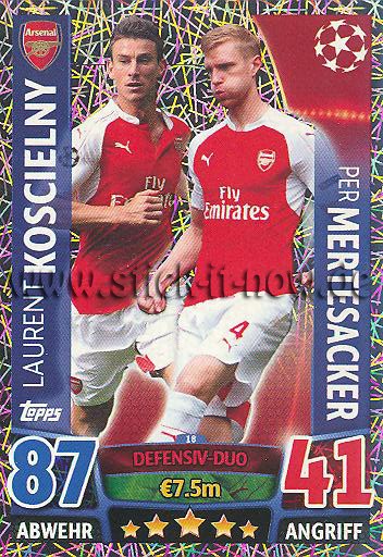 Champions League - Match Attax 15/16 - Nr. 18