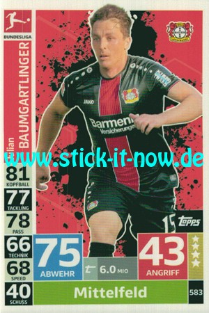 Topps Match Attax Bundesliga 18/19 "Extra" - Nr. 583