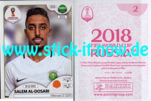 Panini WM 2018 Russland "Sticker" INT/Edition - Nr. 55