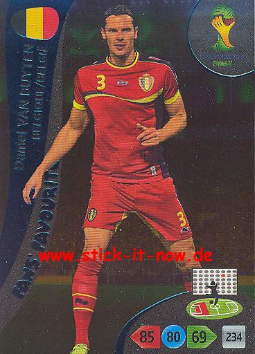 Panini Adrenalyn XL Brasil WM 2014 - Fans Favourites - Daniel VAN BUYTEN