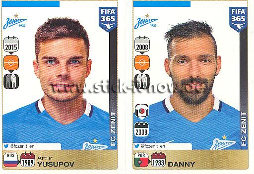 Panini FIFA 365 Sticker - Nr. 755 - 756