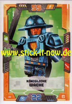 Lego Nexo Knights Trading Cards - Serie 2 (2017) - Nr. 22