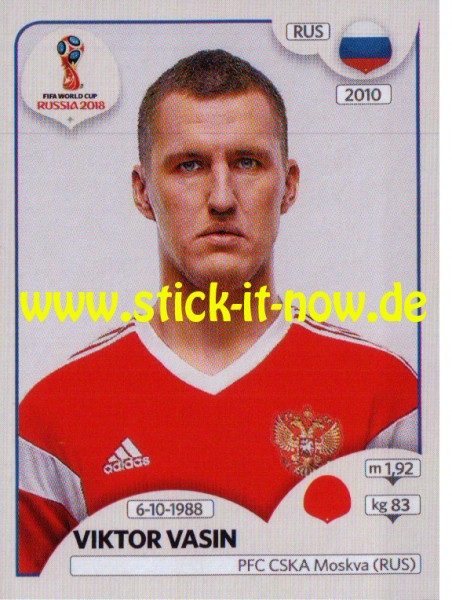 Panini WM 2018 "Sticker" - Viktor Vasin - Russland