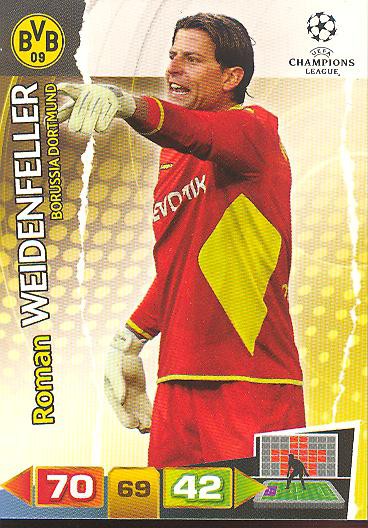 Roman Weidenfeller - Panini Adrenalyn XL CL 11/12 - Bor. Dortmund