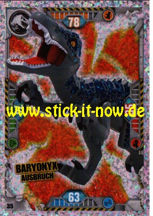 LEGO "Jurassic World" Trading Cards (2021) - Nr. 35 (Holo)