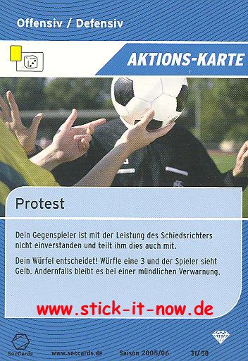SocCards 05/06 - Aktions-Karte - Nr. 31/58