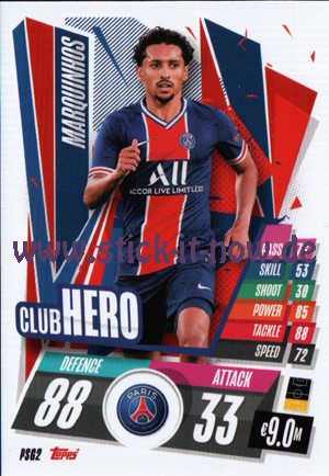 Match Attax Champions League 2020/21 - Nr. PSG 2