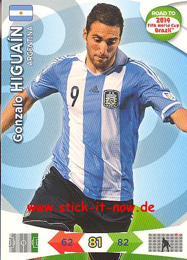 Panini Adrenalyn XL Road to WM 2014 - Gonzalo HIGUAÌN