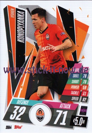 Match Attax Champions League 2020/21 - Nr. SHA 4