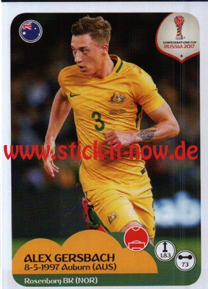 Panini - Confederations Cup 2017 Russland "Sticker" - Nr. 215