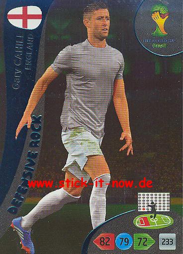 Panini Adrenalyn XL Brasil WM 2014 - Defensive Rocks - Gary CAHILL