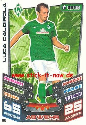 Match Attax 13/14 - Werder Bremen - Luca Caldirola - Nr. 60